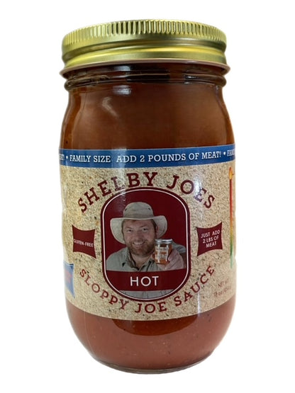 SHELBY JOES SLOPPY JOE SAUCE - HOT